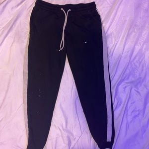 black joggers